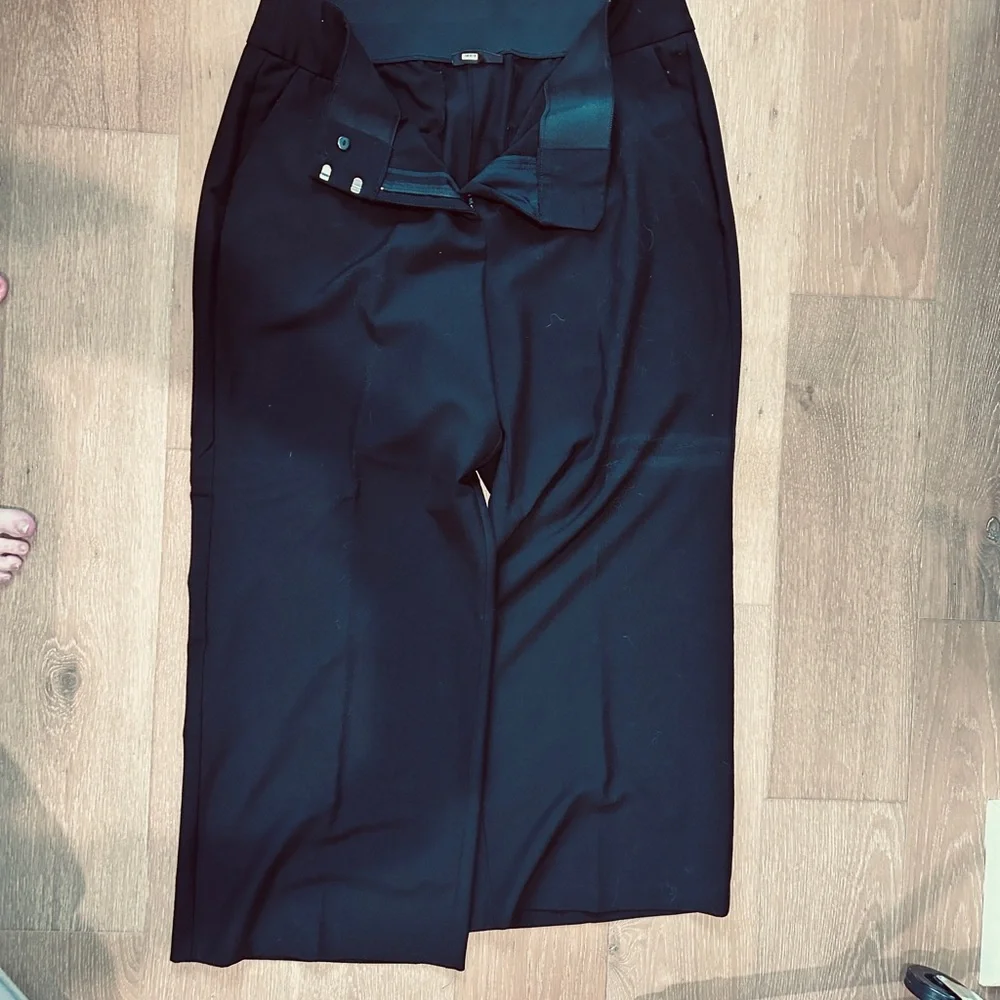 Boden Navy Wide Leg Pants - Picture 4 of 4